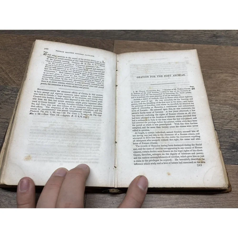 SELECT ORATIONS OF CICERO‎ by Cicero; Charles Anthon - 1841 - Classics - Leather